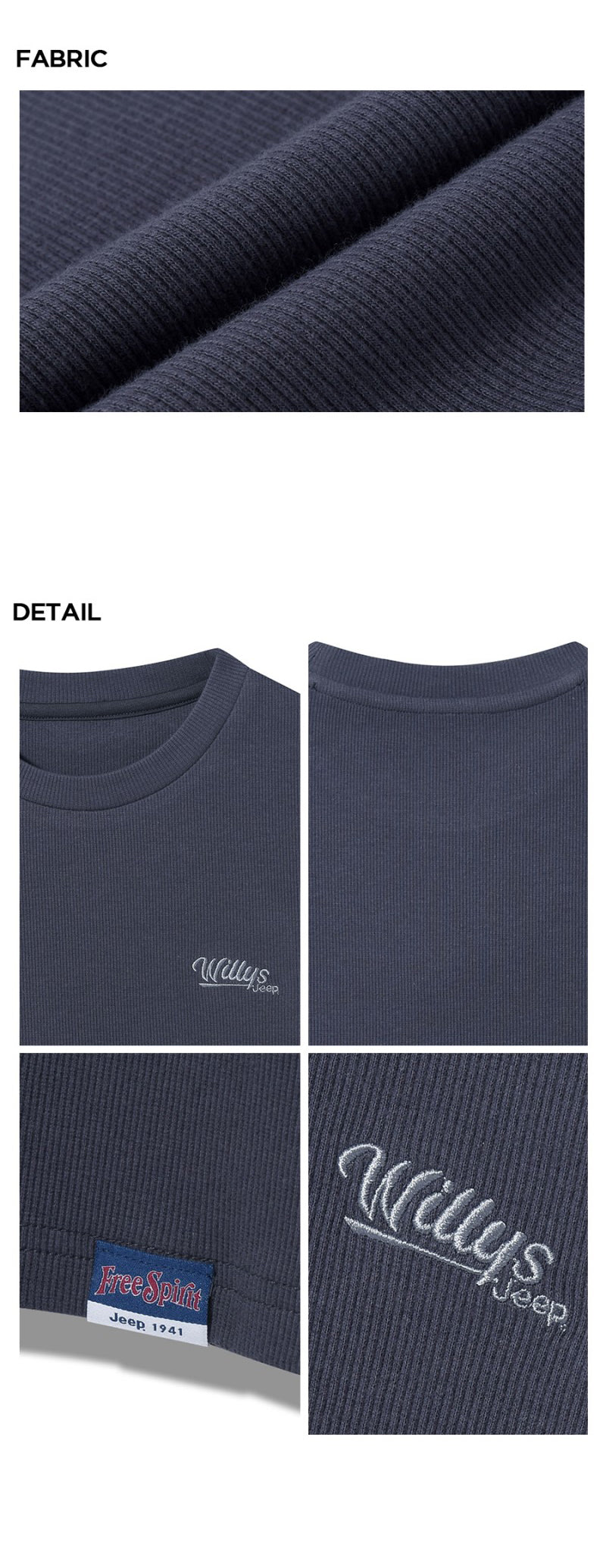 【WE ARE】韓國JEEP 合身基礎款短T JQ5TSF502