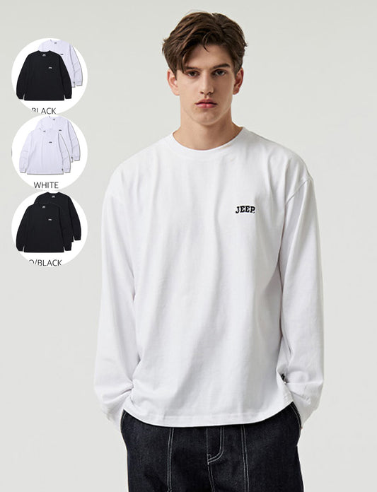 2 PACK【WE ARE】韓國JEEP圓領長袖T恤JQ5TSU754