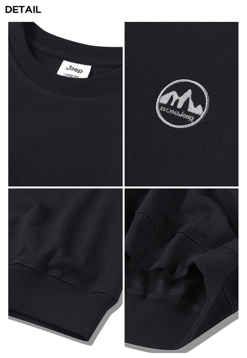 【WE ARE】韓國JEEP休閒圓領大學T衛衣JQ5TSU812
