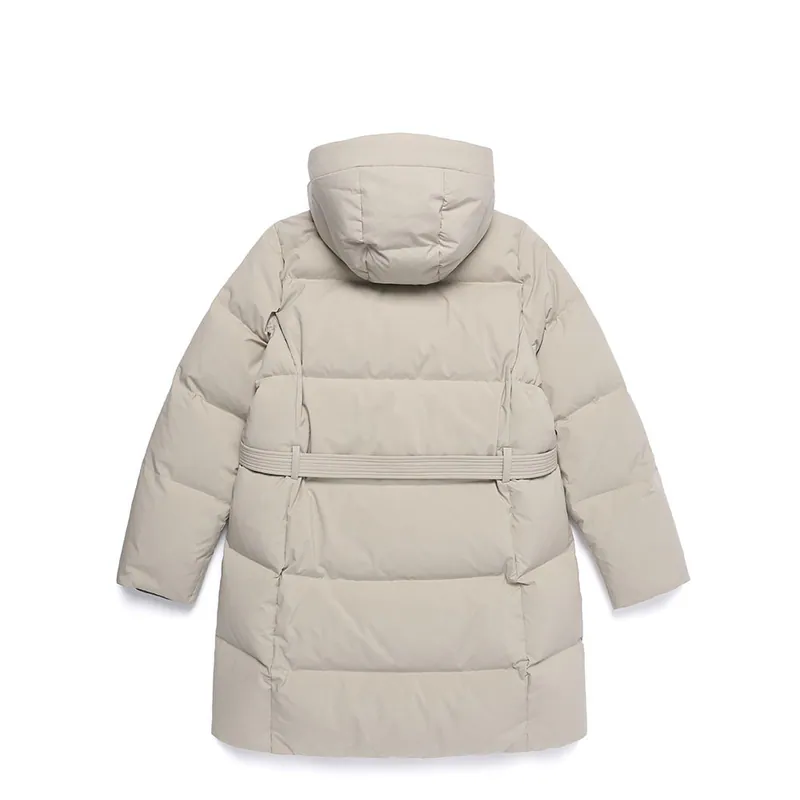 NG折扣款【WE ARE】韓國國家地理中長款連帽羽絨服外套N254WDW090