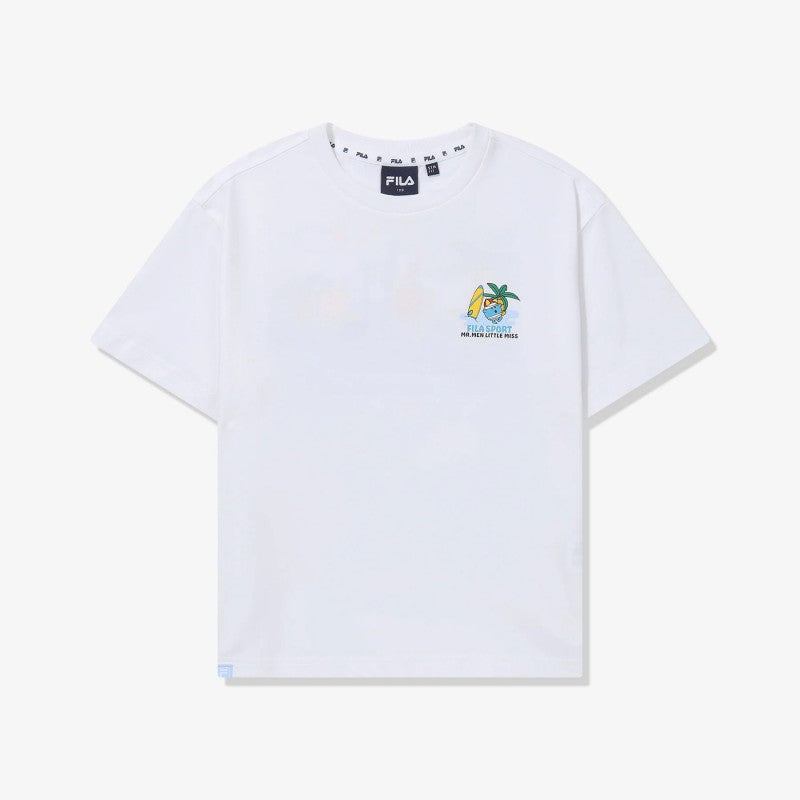 【WE ARE】韓國FILA KIDS短袖+短褲套裝FK262FS07X006