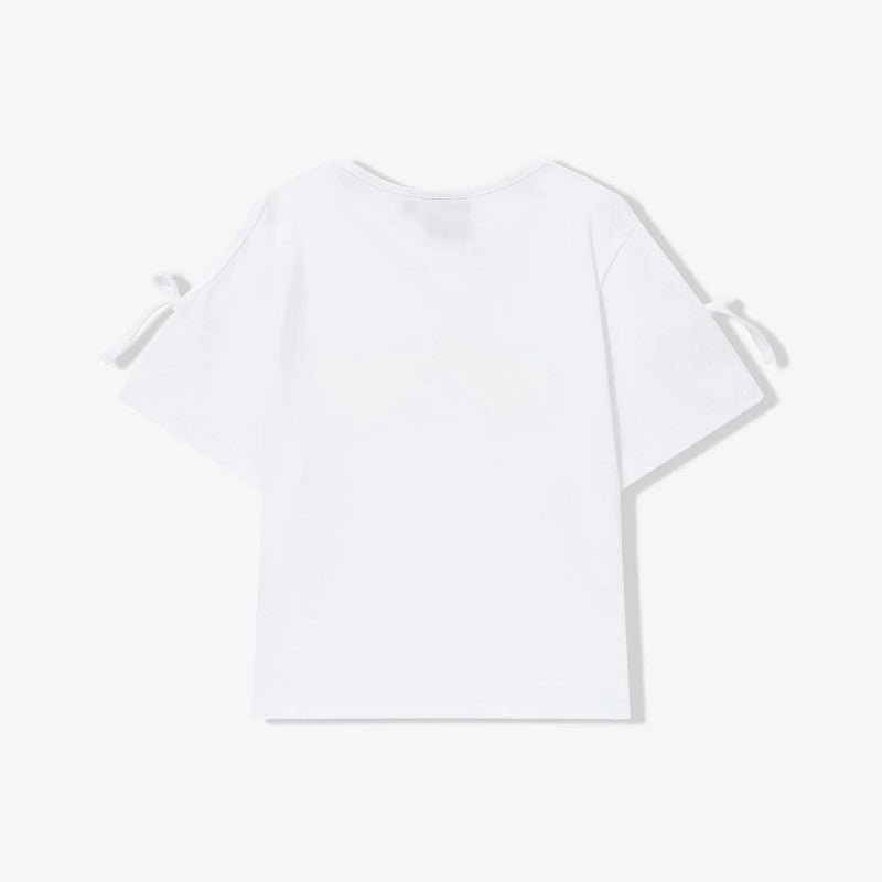 【WE ARE】韓國FILA KIDS休閒露肩短袖T恤FK262RS07G014
