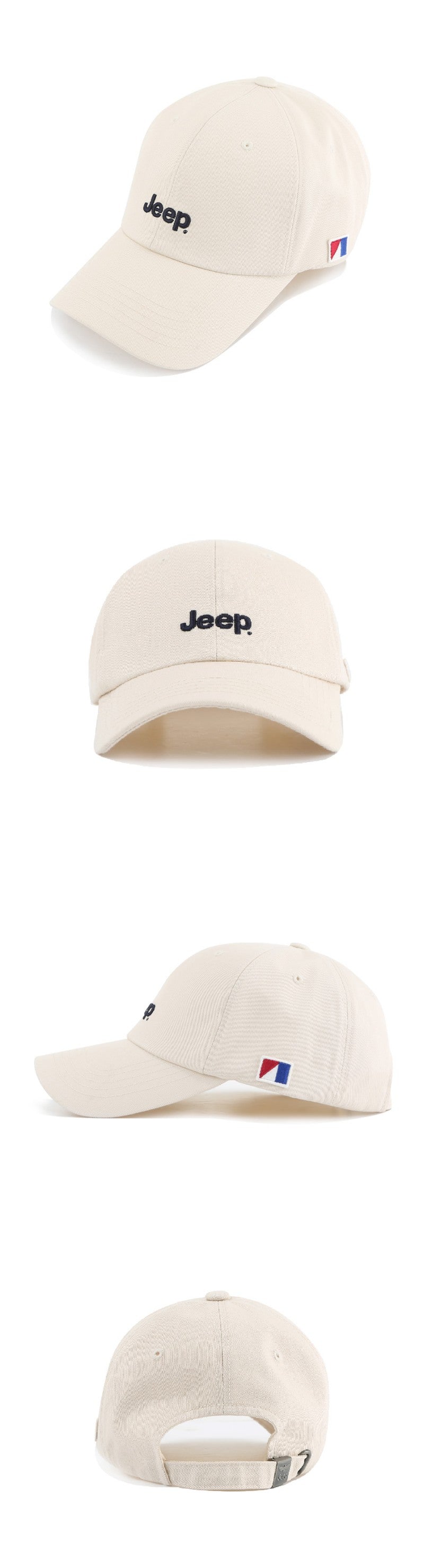 【WE ARE】韓國JEEP 休閒刺繡棒球帽 JR5GCU192