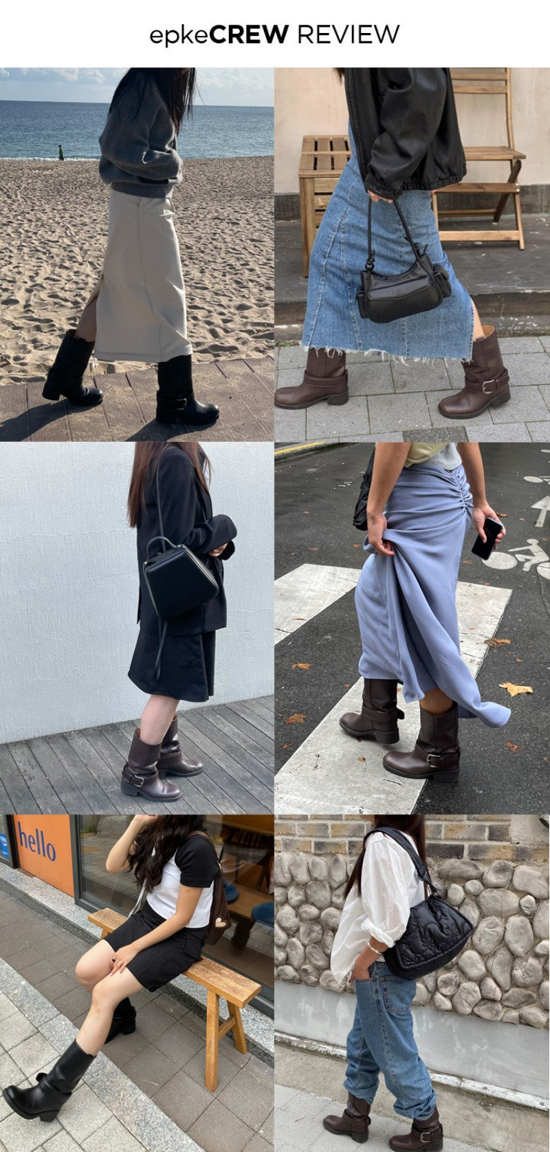 【WE ARE】韓國Archivepke Buckle boots靴子OK3BX25003