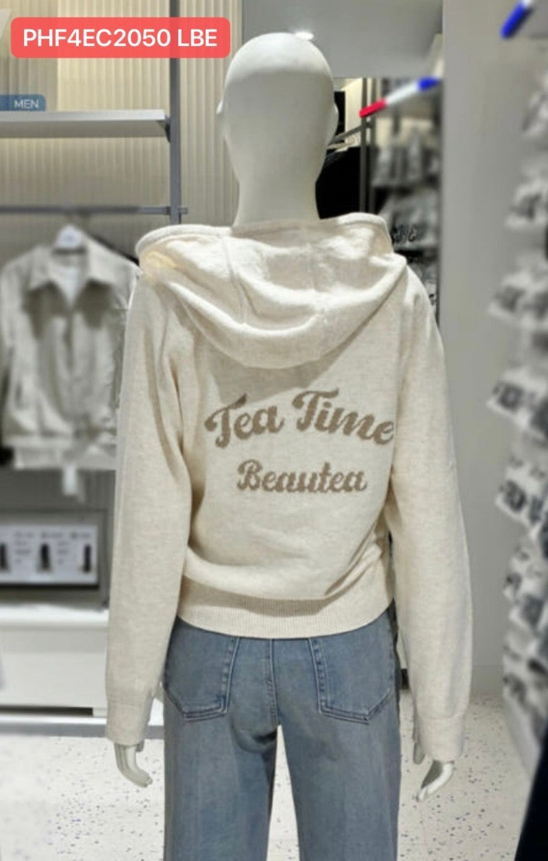 【WE ARE】韓國POLHAM拉鏈連帽毛衣外套PHF4EC2050