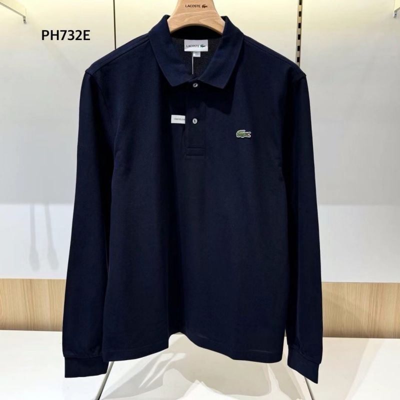 【WE ARE】韓國LACOSTE 男款POLO衫長袖T恤PH732E54N