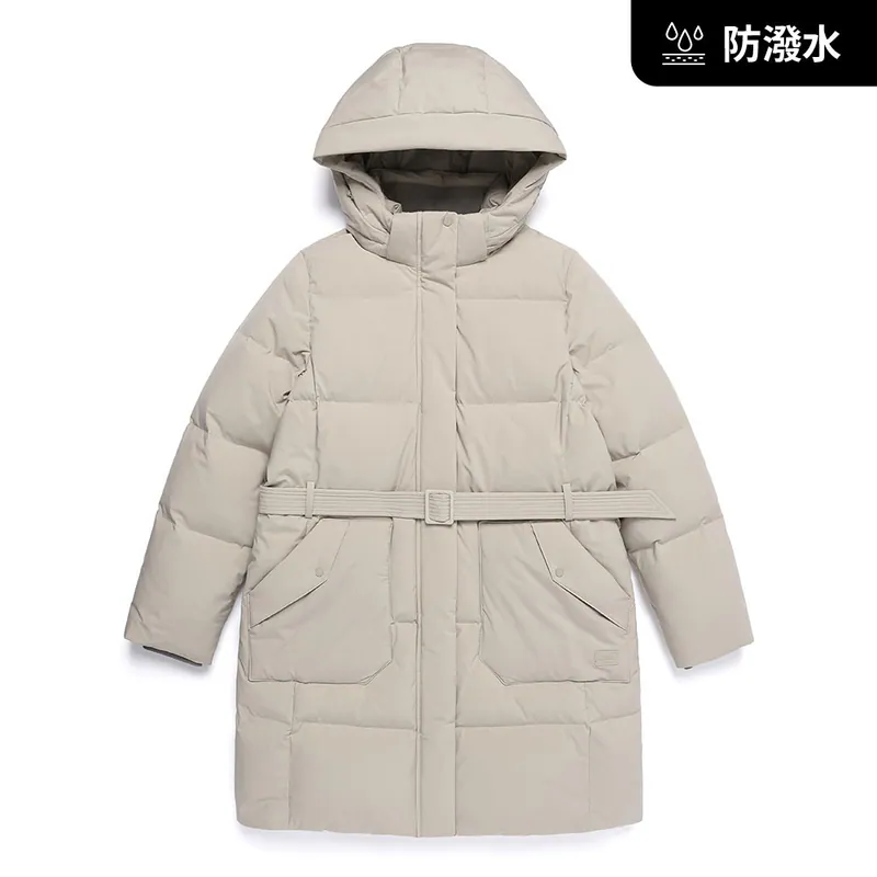 NG折扣款【WE ARE】韓國國家地理中長款連帽羽絨服外套N254WDW090