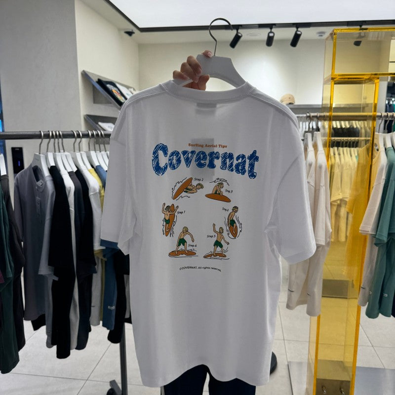 【WE ARE】韓國COVERNAT休閒衝浪短袖T恤 CO2602ST22