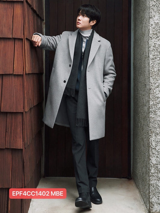 崔宇植同款【WE ARE】韓國M計畫羊毛混紡大衣EPF4CC1402