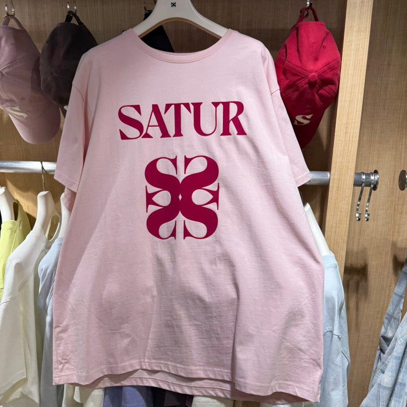 Satur折扣款【WE ARE】韓國SATUR短袖T恤SA252WTS14/SA252MTS14