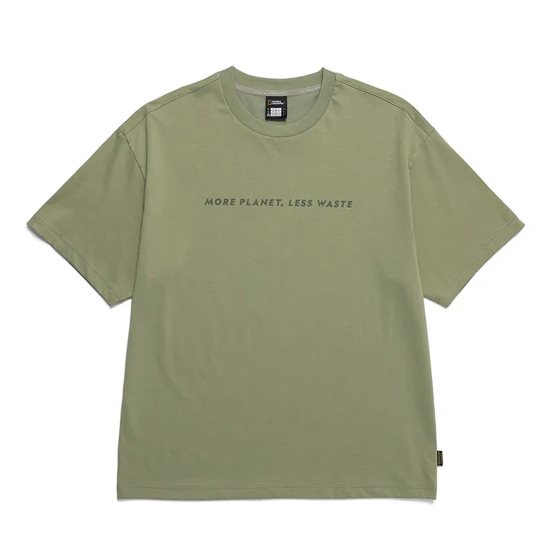 Same style for men and women [WE ARE] Korean NG National Geographic purchasing casual short-sleeved T-shirt N242UTS230