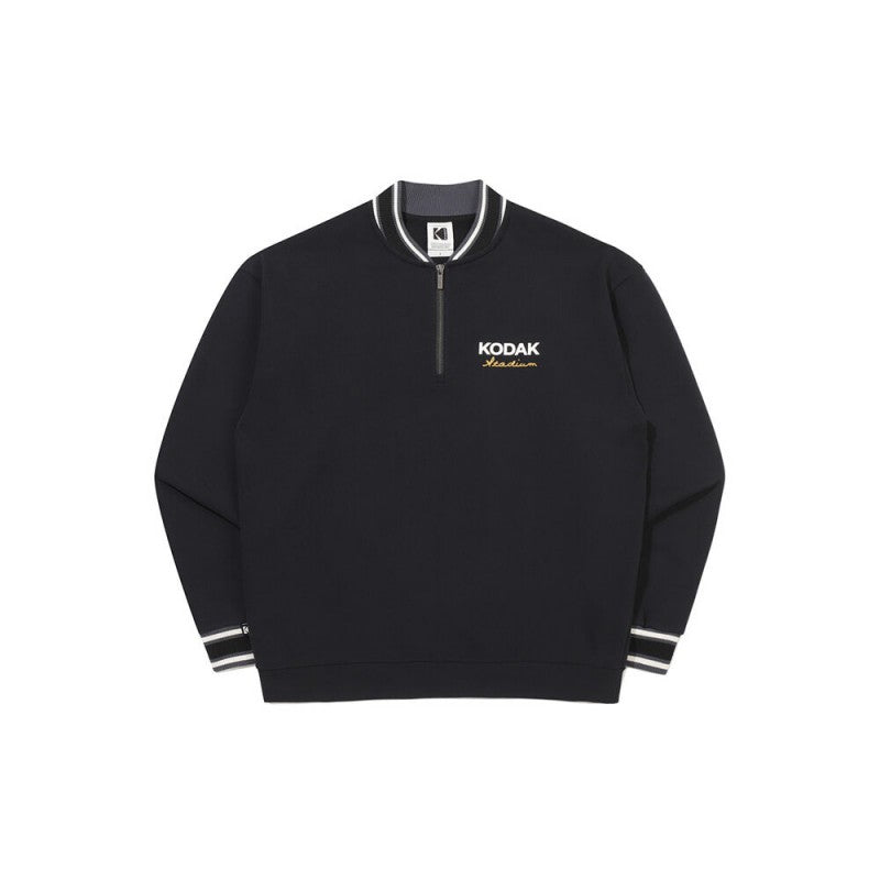【WE ARE】韓國KODAK柯達半拉鏈領大學T衛衣K6123LFSC1