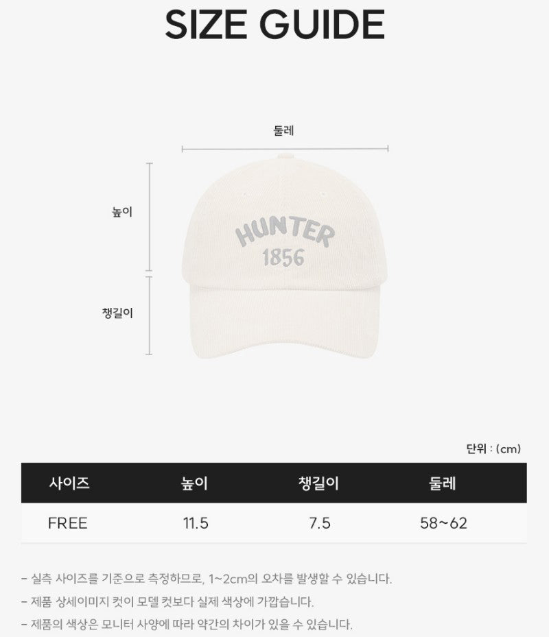 Hunter折扣款【WE ARE】韓國HUNTER休閒棒球帽HBW0003CHZ