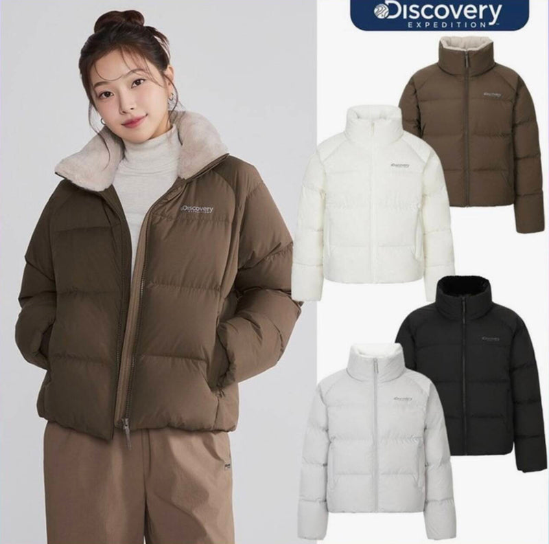 女款【WE ARE】韓國Discovery休閒鵝絨羽絨服DWDJC3056