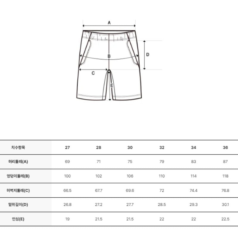 Unisex【WE ARE】Korean Discovery casual shorts DXTB7K053