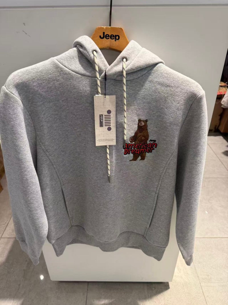 【WE ARE】韓國JEEP休閒連帽套頭大學T衛衣JQ4THU056