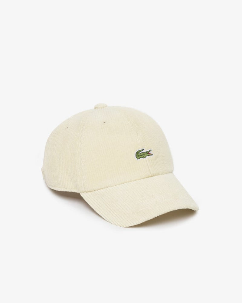 【WE ARE】韓國LACOSTE 燈芯絨小標棒球帽RK312E54N