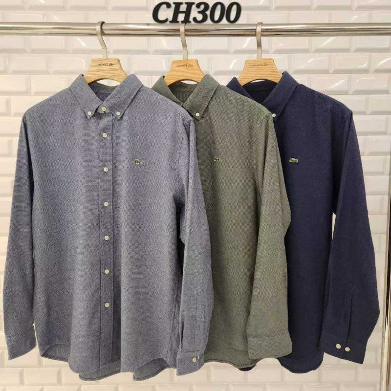 男款【WE ARE】韓國LACOSTE鱷魚襯衫CH300E55N