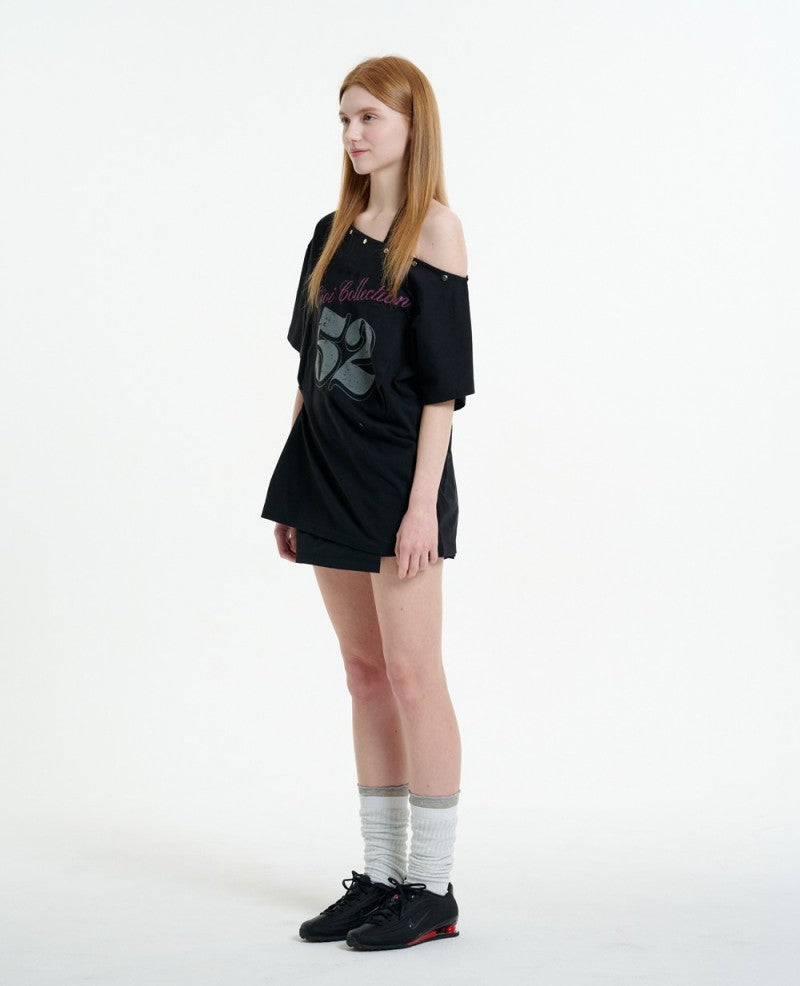 女款【WE ARE】韓國OIC休閒短袖T恤OI2635TS021M