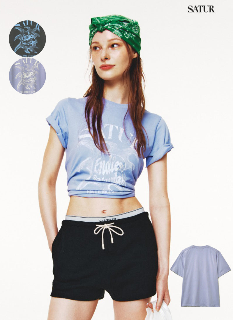 Satur折扣款 女款【WE ARE】韓國Satur短袖T恤SA252WTS04