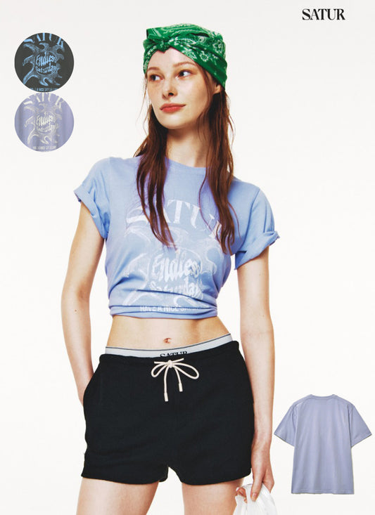 Satur折扣款 女款【WE ARE】韓國Satur短袖T恤SA252WTS04