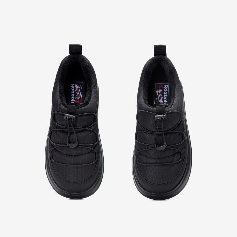 女款【WE ARE】韓國reebok 抽繩尼龍加絨麵包鞋RESO5FW2W