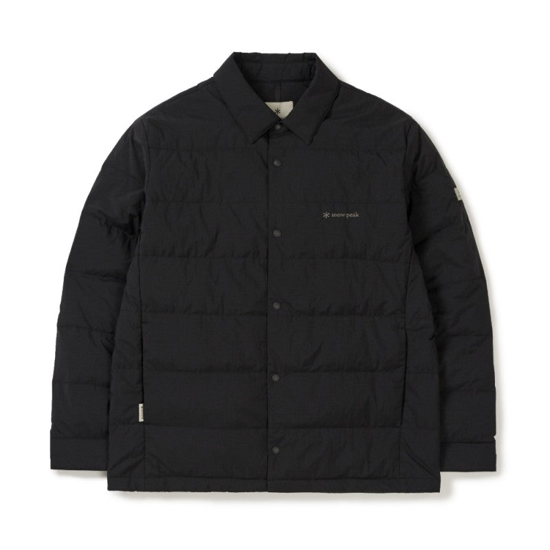 男款【WE ARE】韓國snow peak雪峰翻領薄羽絨夾克 S25WMGDJ52