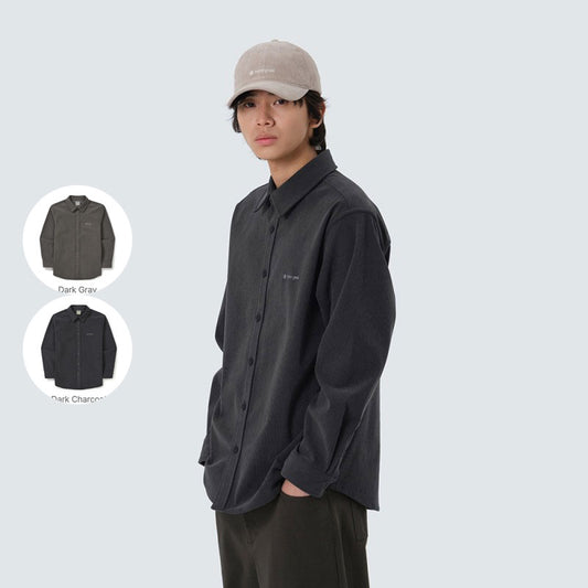 男款【WE ARE】韓國snow peak雪峰休閒燈芯絨襯衫上衣S25WMFSH70