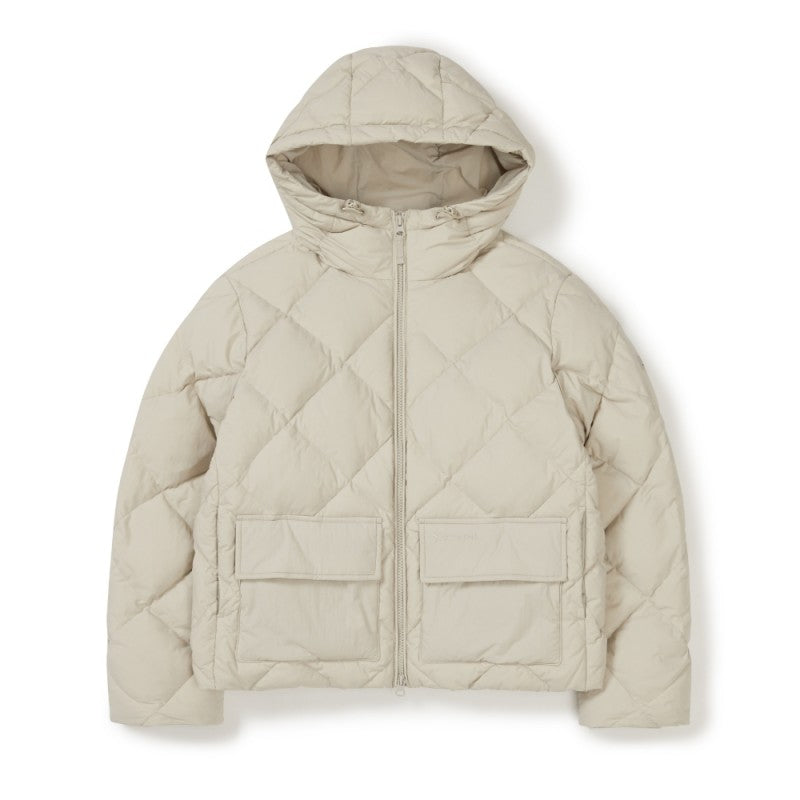 女款【WE ARE】韓國snow peak雪峰 菱格連帽鴨絨外套S25WWGDJ45