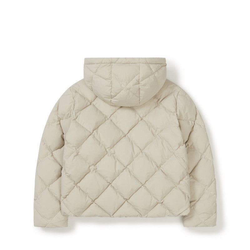 女款【WE ARE】韓國snow peak雪峰 菱格連帽鴨絨外套S25WWGDJ45