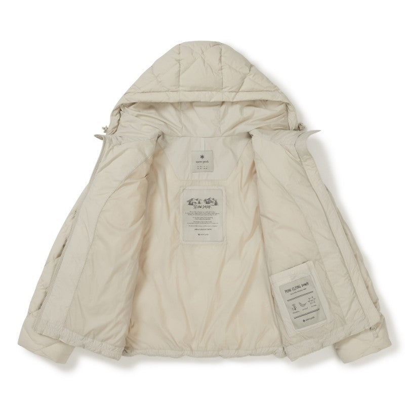 女款【WE ARE】韓國snow peak雪峰 菱格連帽鴨絨外套S25WWGDJ45