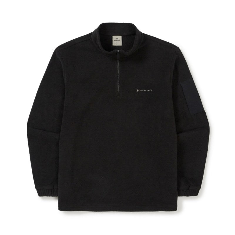 男款【WE ARE】韓國snow peak雪峰半拉鏈異材質抓絨上衣S25WMFZT74