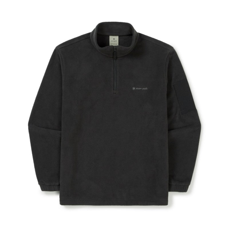 男款【WE ARE】韓國snow peak雪峰半拉鏈異材質抓絨上衣S25WMFZT74