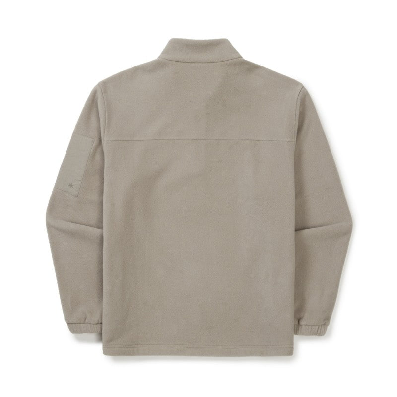 男款【WE ARE】韓國snow peak雪峰半拉鏈異材質抓絨上衣S25WMFZT74