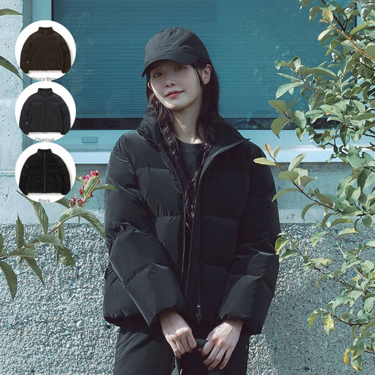 女款【WE ARE】韓國snow peak雪峰 立領光澤感鴨絨外套S25WWTDJ29