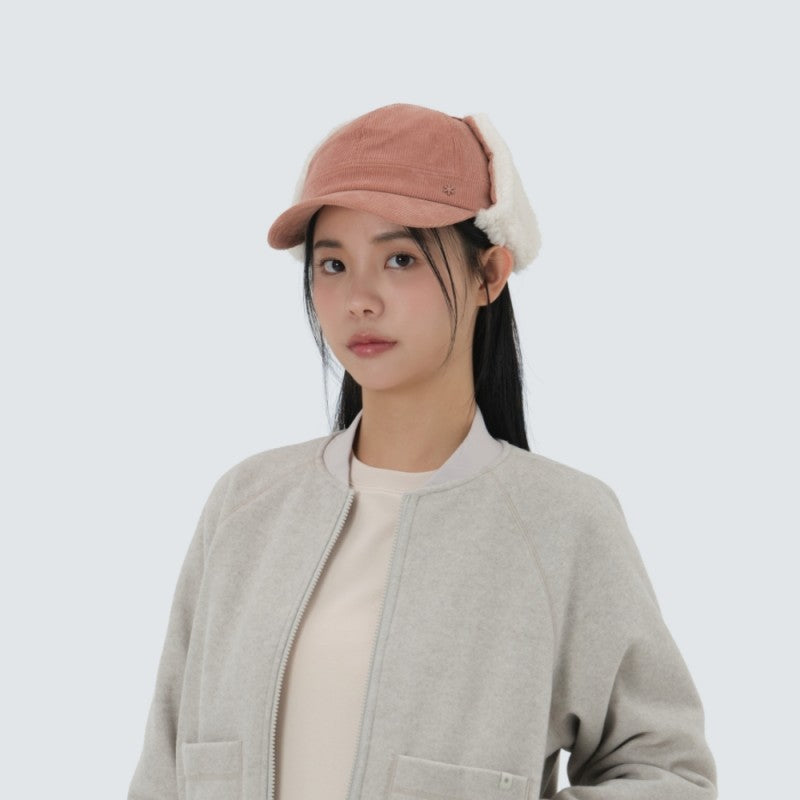 【WE ARE】韓國snow peak雪峰休閒燈芯絨護耳帽S25WWFCP60