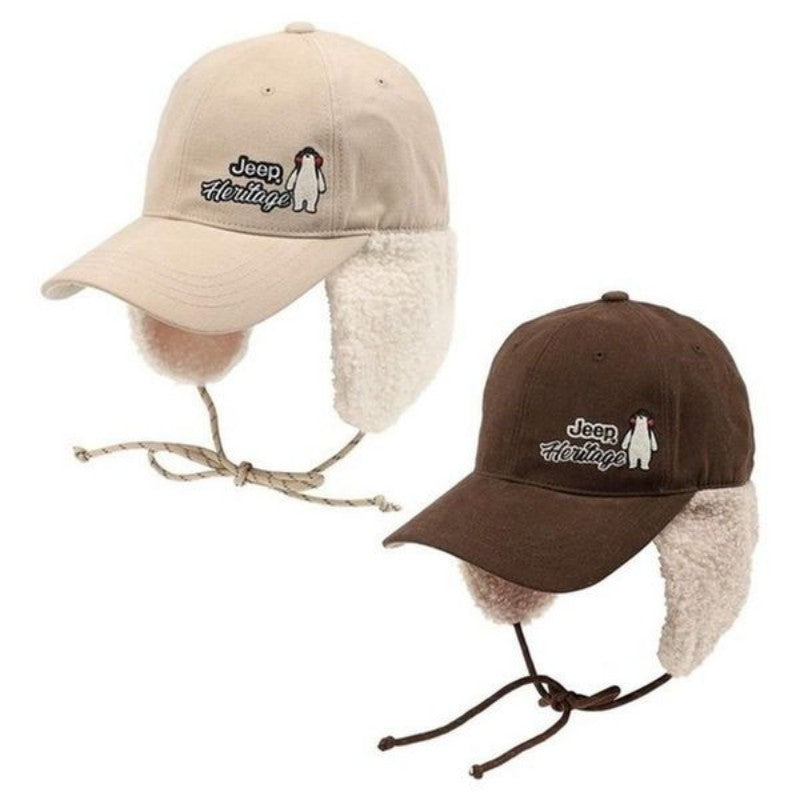 【WE ARE】韓國JEEP休閒護耳棒球帽JQ4GCU632