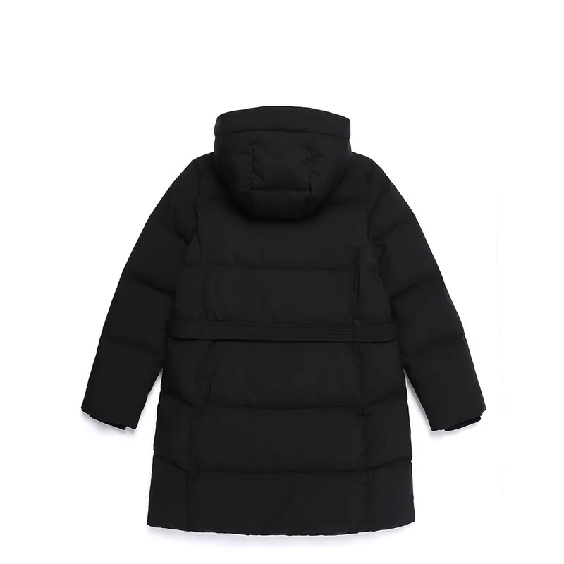 NG折扣款【WE ARE】韓國國家地理中長款連帽羽絨服外套N254WDW090