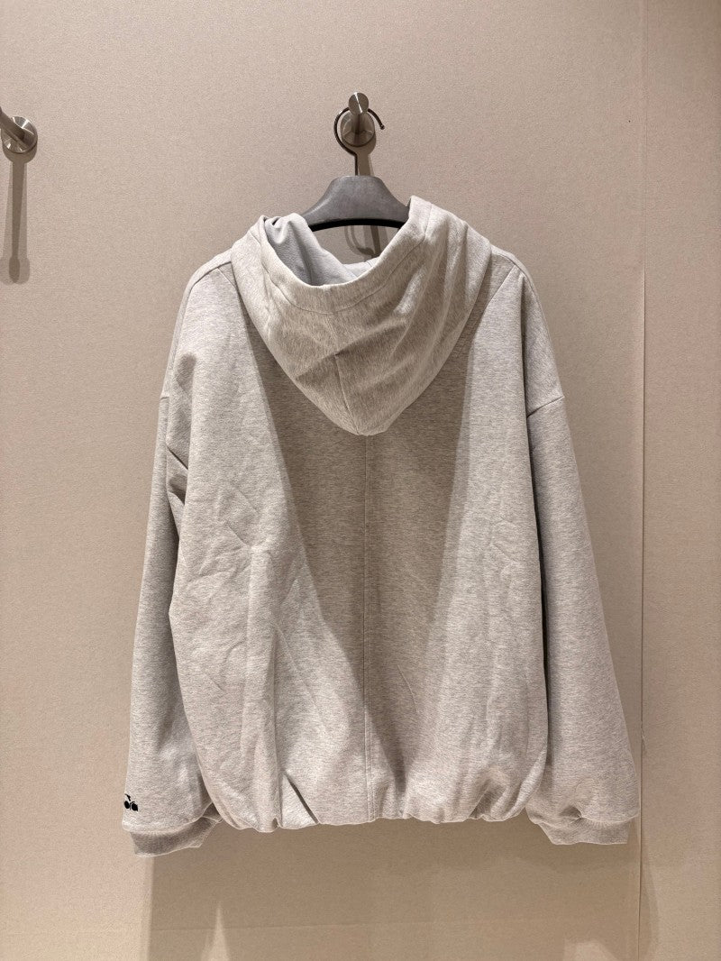 【WE ARE】韓國Diadora休閒連帽拉鏈外套D6122LFT03