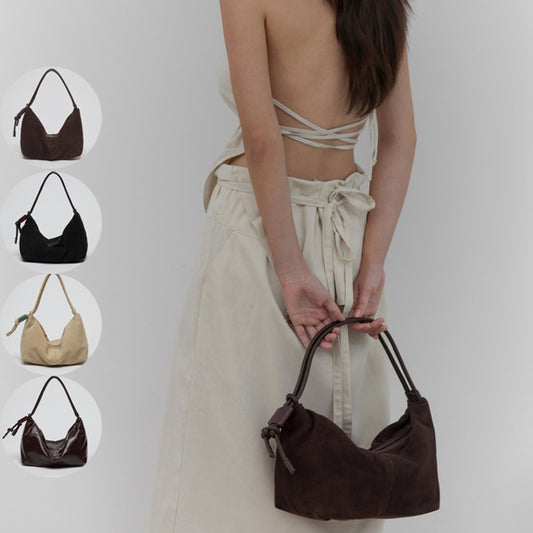 【WE ARE】韓國Archivepke Ridge shoulder bag絨面單肩包OVBAX26004