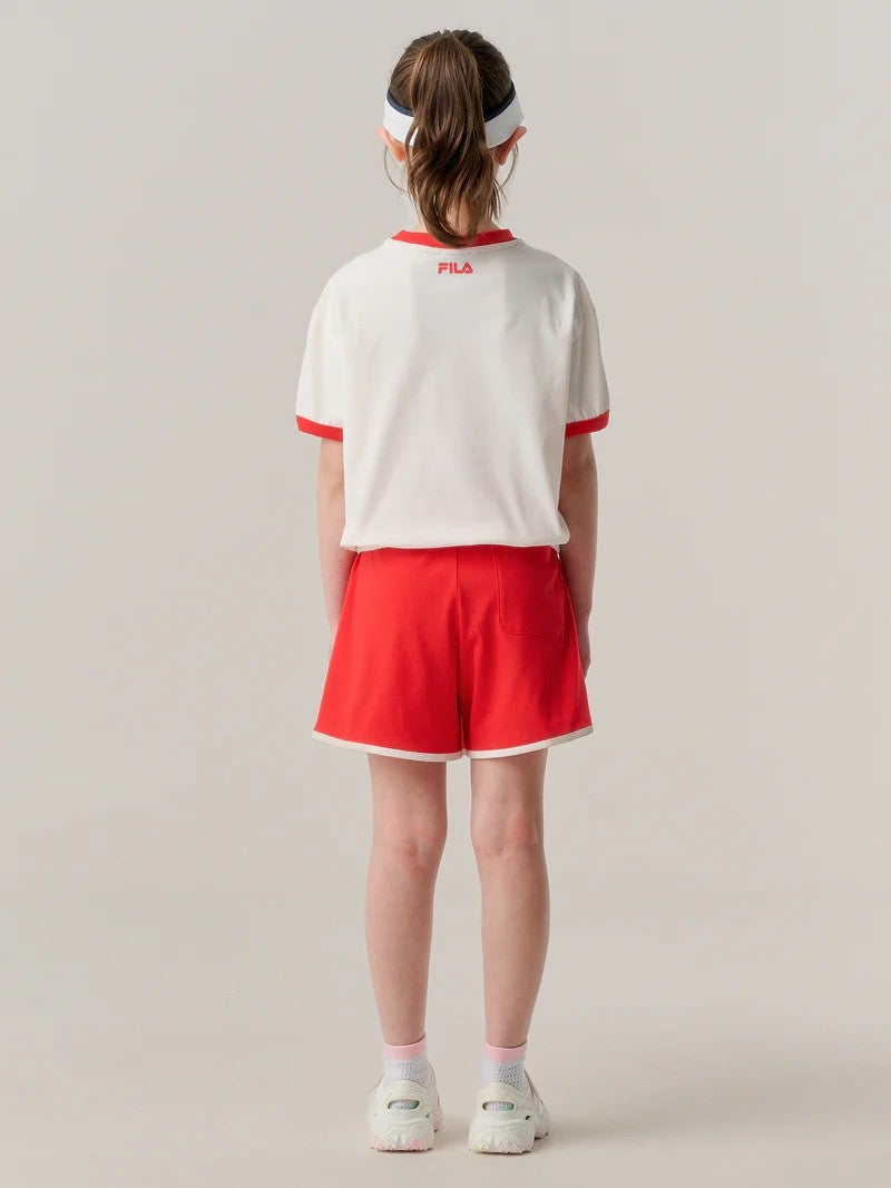 【WE ARE】韓國FILA KIDS休閒短褲裙FK262FP07G001