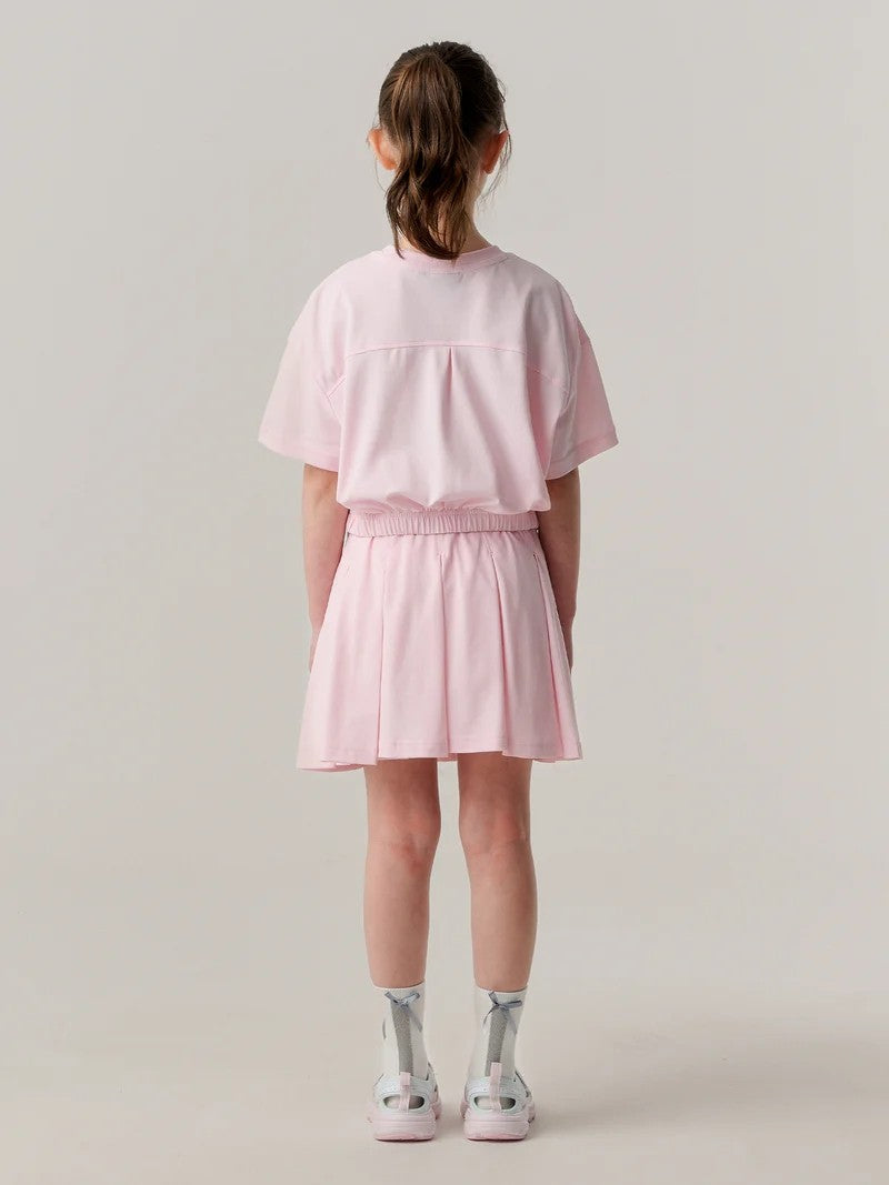 【WE ARE】韓國FILA KIDS短袖+短裙套裝FK262FS07G001