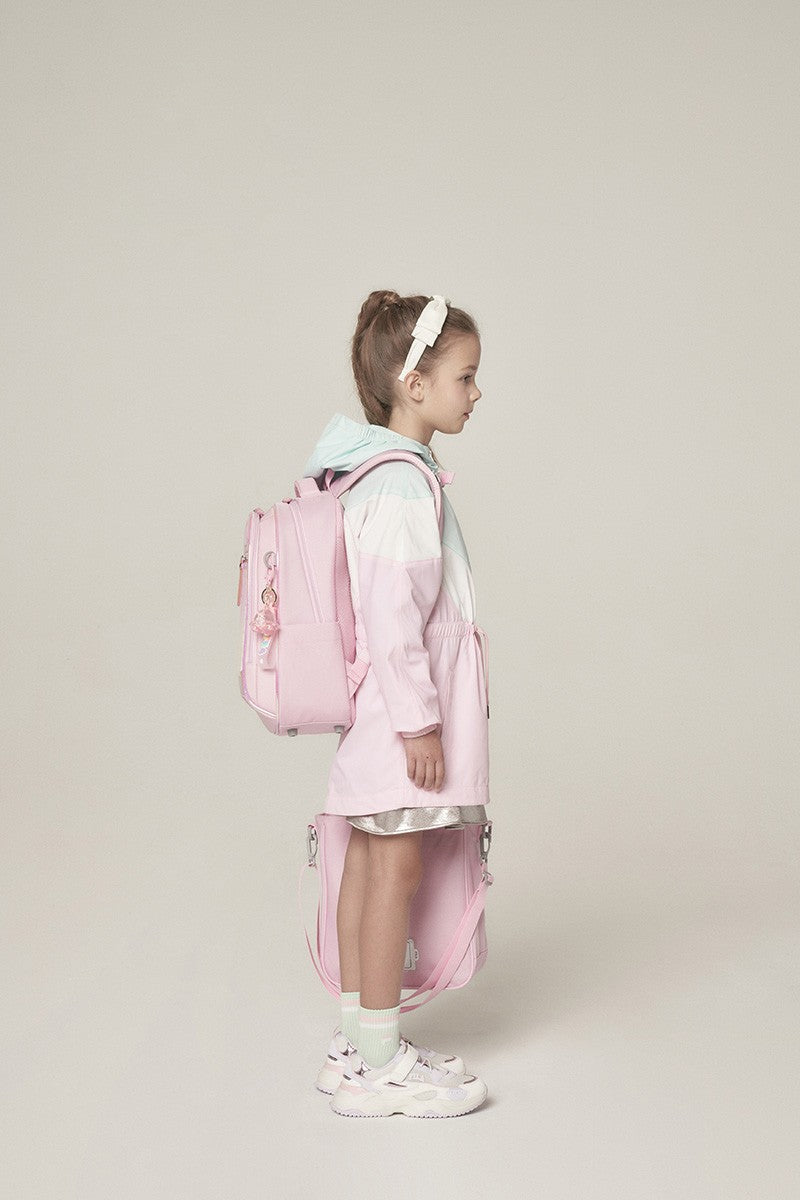 【WE ARE】韓國FILA KIDS 愛心壓紋漸層後背包 FK3BEF5003F