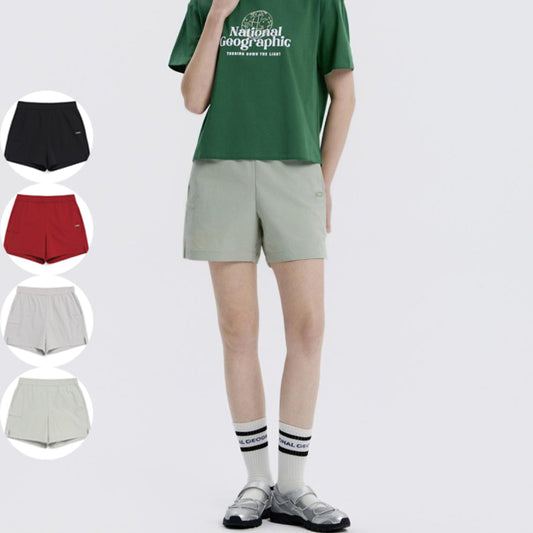 涼感 防UV【WE ARE】韓國國家地理休閒短褲N262WHP140