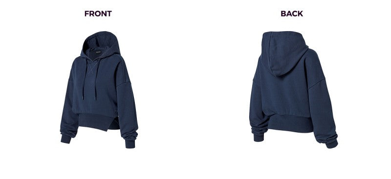 大茜選品【WE ARE】韓國Xexymix 女款短版下擺開岔帽Ｔ XFK3TL1106