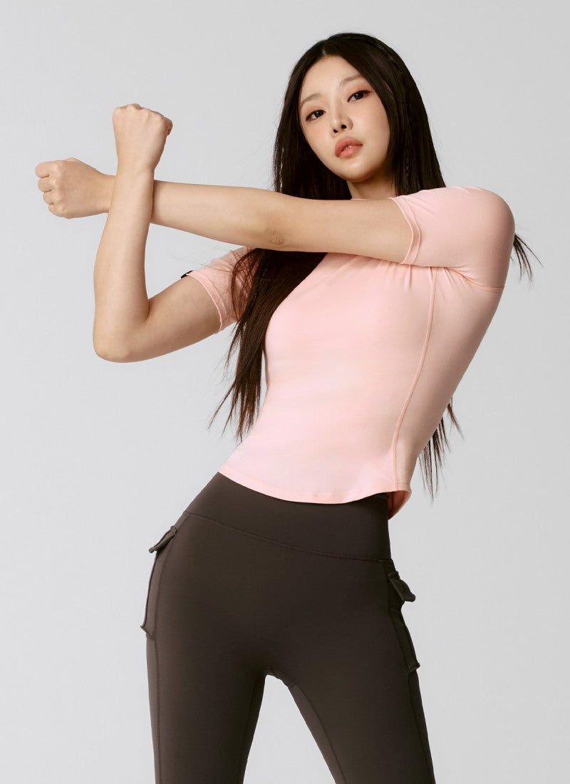 兩件＄1300！大茜選品【WE ARE】韓國Xexymix 女款立領短袖打底上衣 XWFST04J3