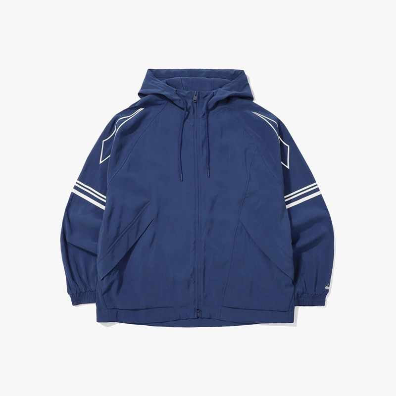 Park Min Young's same style [WE ARE] Korean Diadora rayon hooded jacket D4123TWT34