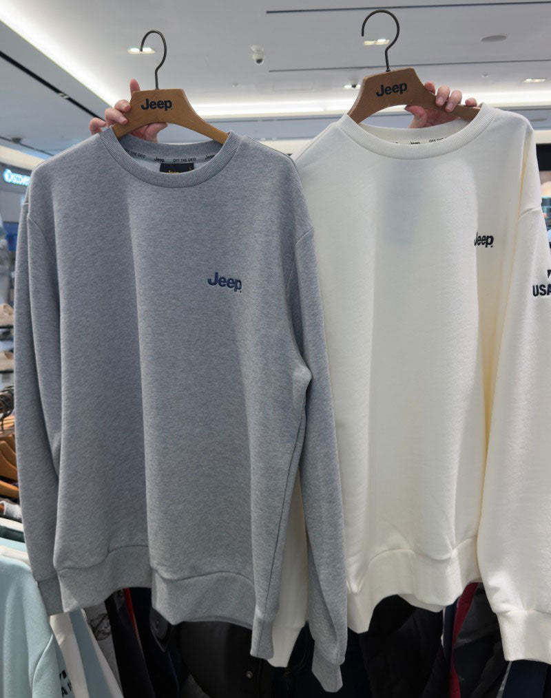 【WE ARE】韓國JEEP休閒圓領大學T衛衣JR1TSU802
