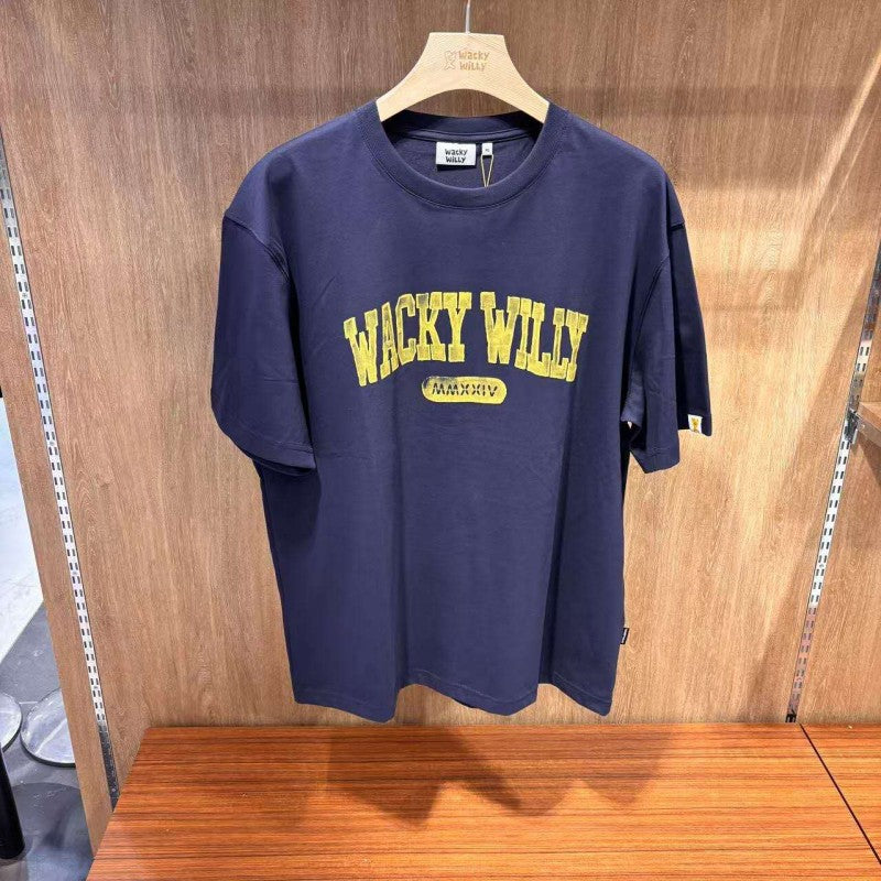 【WE ARE】韓國wacky Willy 刷舊LOGO短袖T恤WA2502ST19