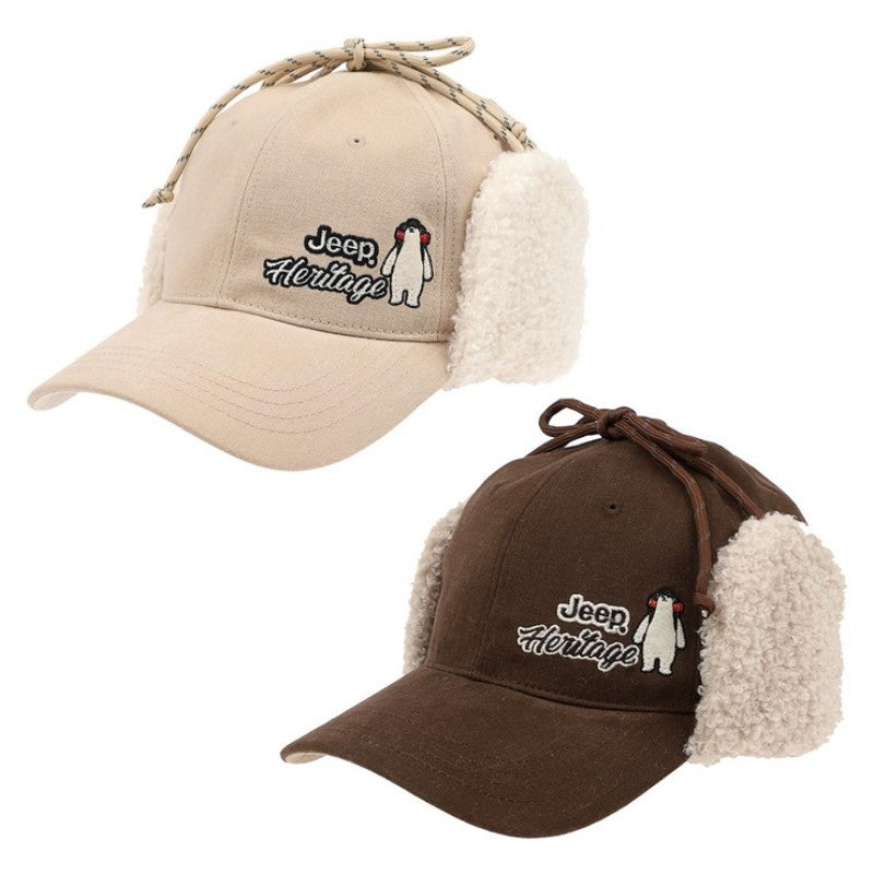 【WE ARE】韓國JEEP休閒護耳棒球帽JQ4GCU632